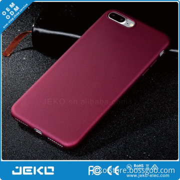 High quality soft flip cover rubber phone case for iphone 7 plus